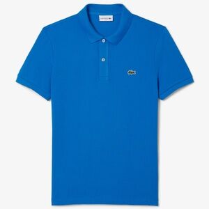LACOSTE Pique Polo in Blue (Size: Medium-Large) NEW $110 MSRP